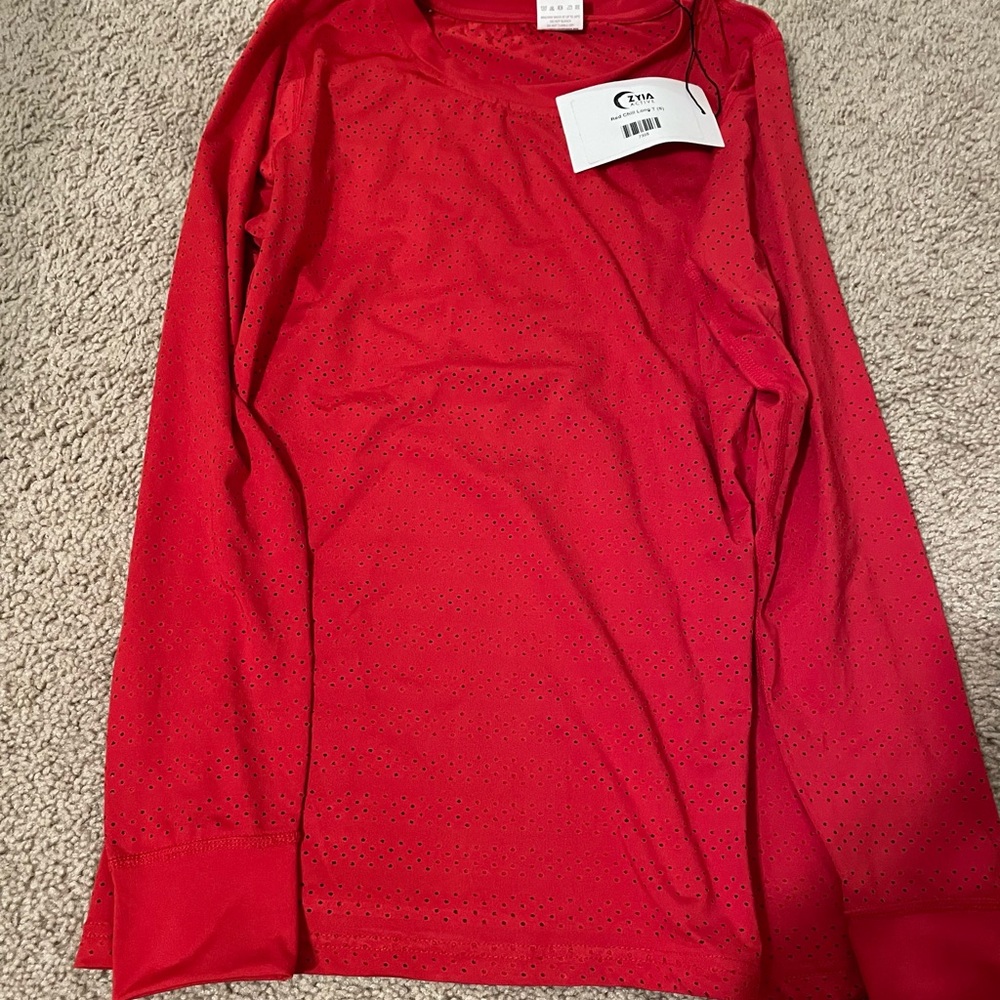 Ziya Red Chill long sleeve size small